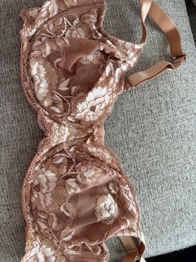 Lace Underwire Bra in tan- Women Intimates